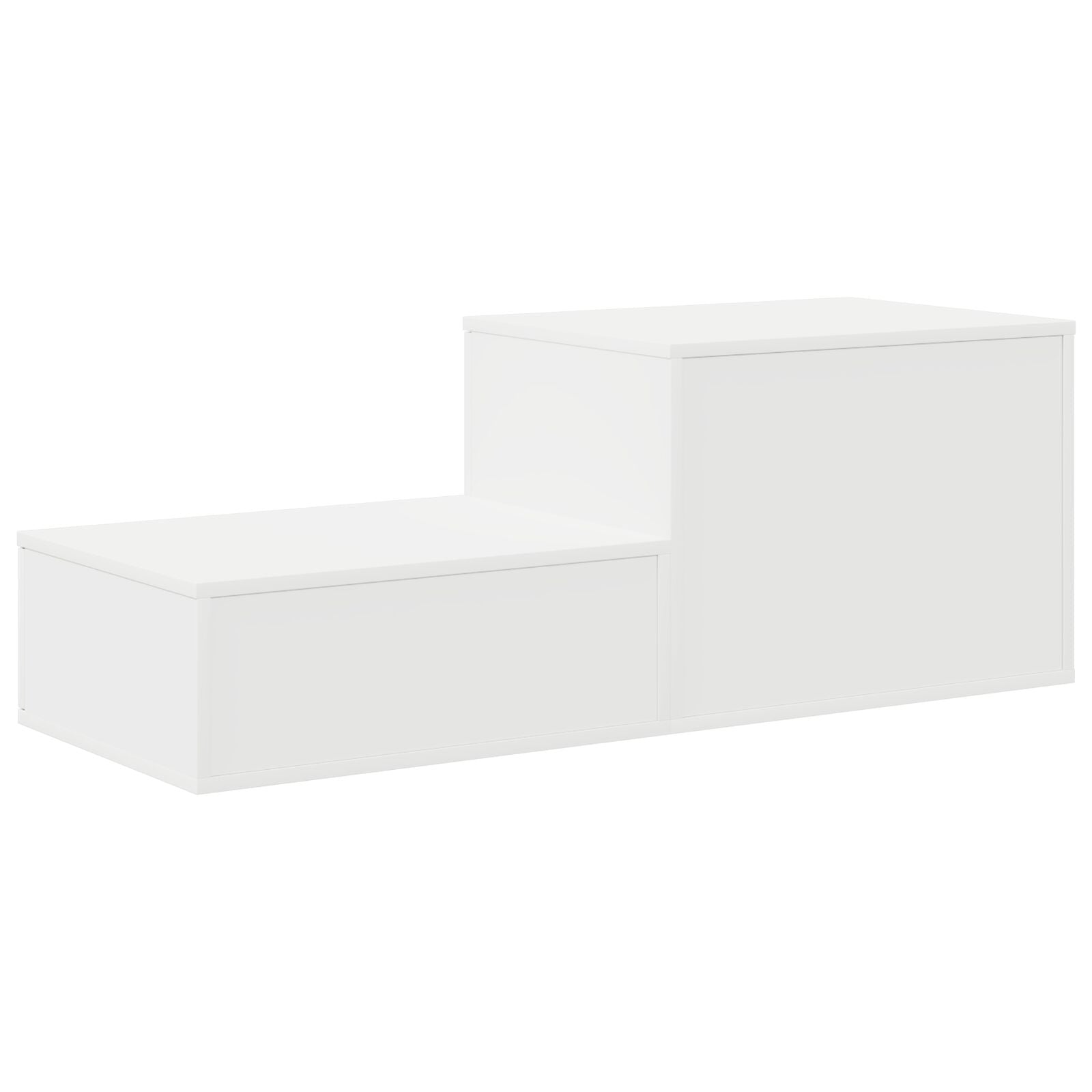 Opbergkast Geengineerd Hout Wit 127 x 41 x 40 cm