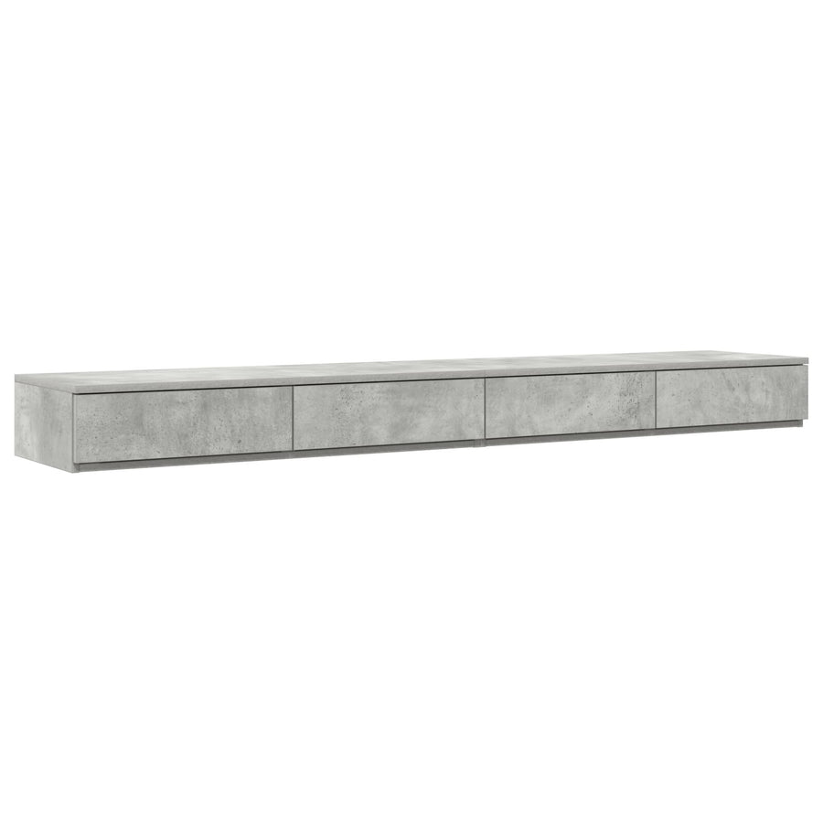 Bedladen Betongrijs 180X36,5X16,5 Cm Engineered Wood Beton grijs 180 x 36.5 x 16.5 cm