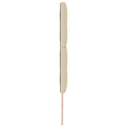 Hoofdbord Met Knopen Stof Crème 200 cm Hoog hoofdbord