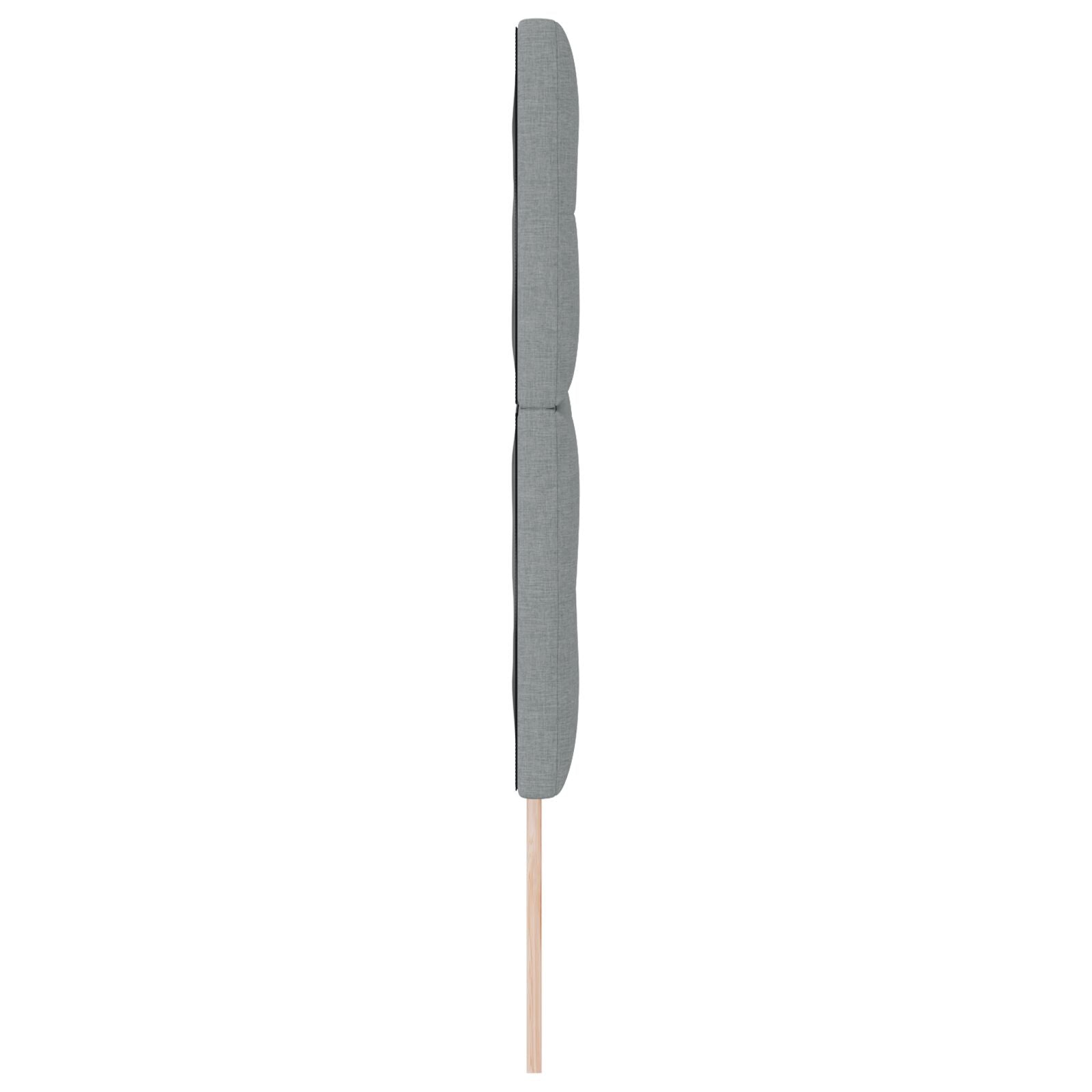 Hoofdbord Knopstijl Stof Lichtgrijs 160 cm Hoog hoofdbord