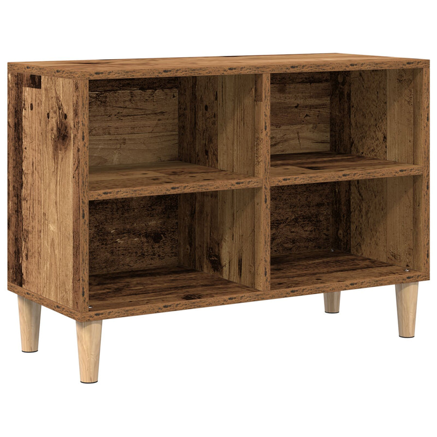 Tv-Meubel Met Houten Poot 69.5X30X50 Cm 69.5 cm Oude hout