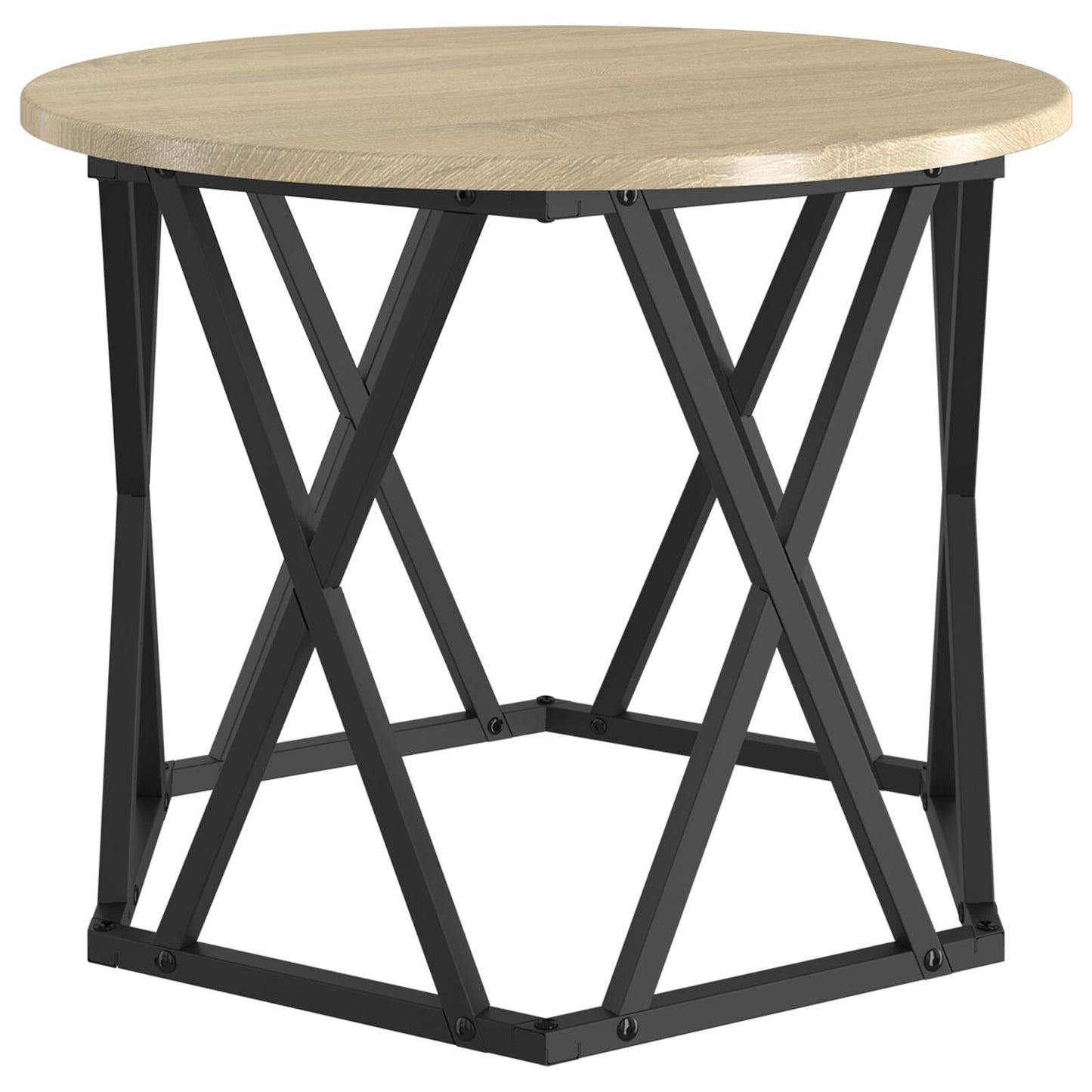 Nesting Bijzettafels 3 Stuks Geengineerd Hout Sonoma eiken