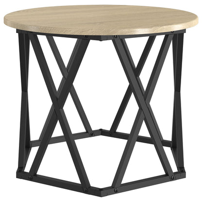 Nesting Bijzettafels 3 Stuks Geengineerd Hout Sonoma eiken