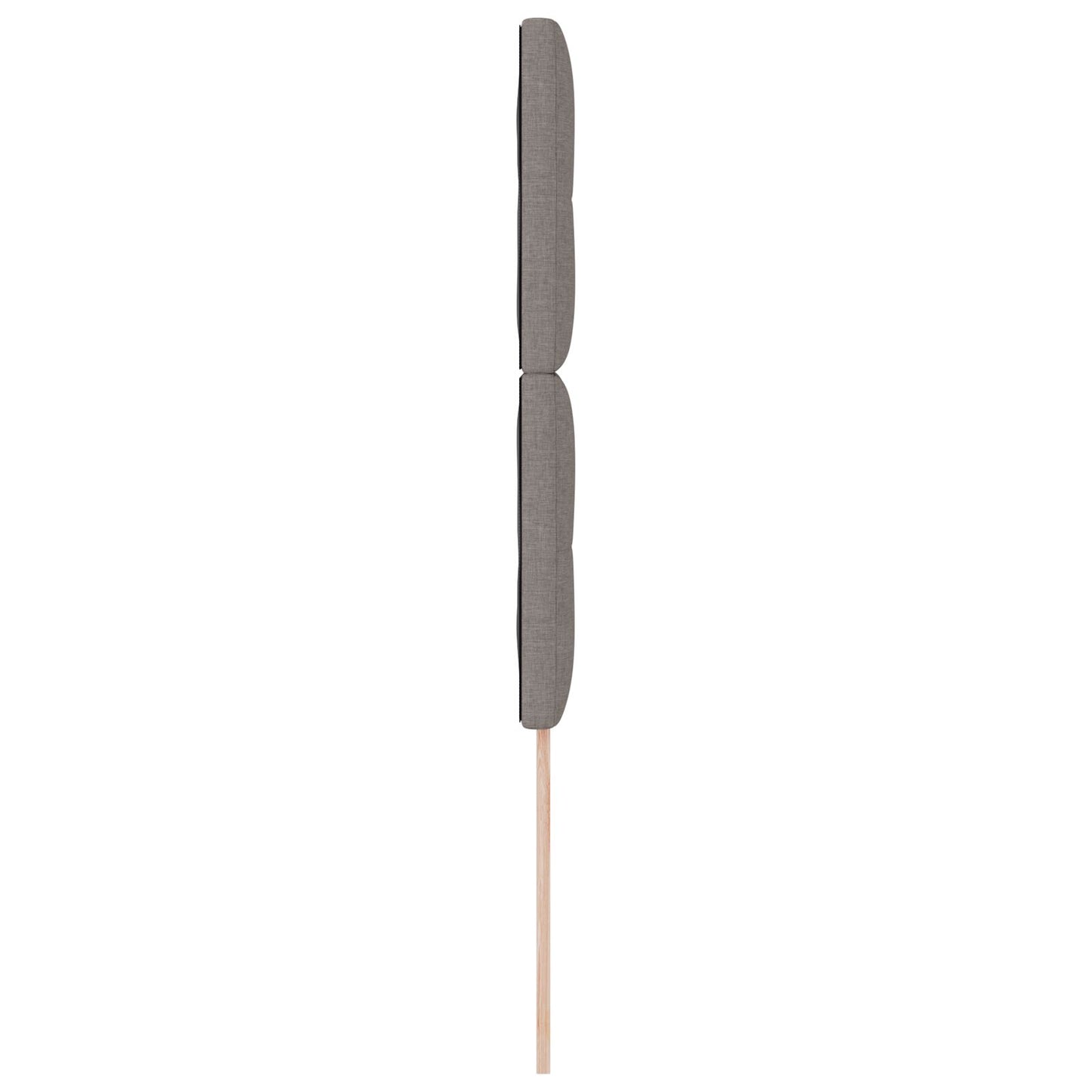 Hoofdbord Met Knopen Stof Taupe 80 cm Hoog hoofdbord