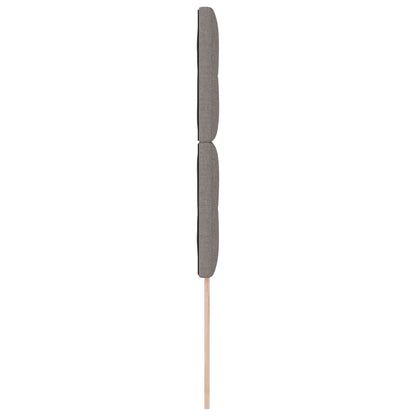 Hoofdbord Met Knopen Stof Taupe 80 cm Hoog hoofdbord