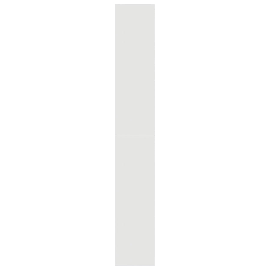 Witte Boekenplank Wit Bewerkt Hout 100 X 30 X 198 Cm Planken