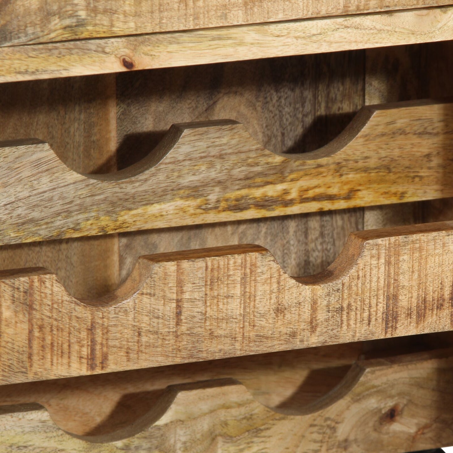 Keuken Trolley 55X40X80 Cm Massief Ruw Mangohout