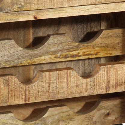 Keuken Trolley 55X40X80 Cm Massief Ruw Mangohout