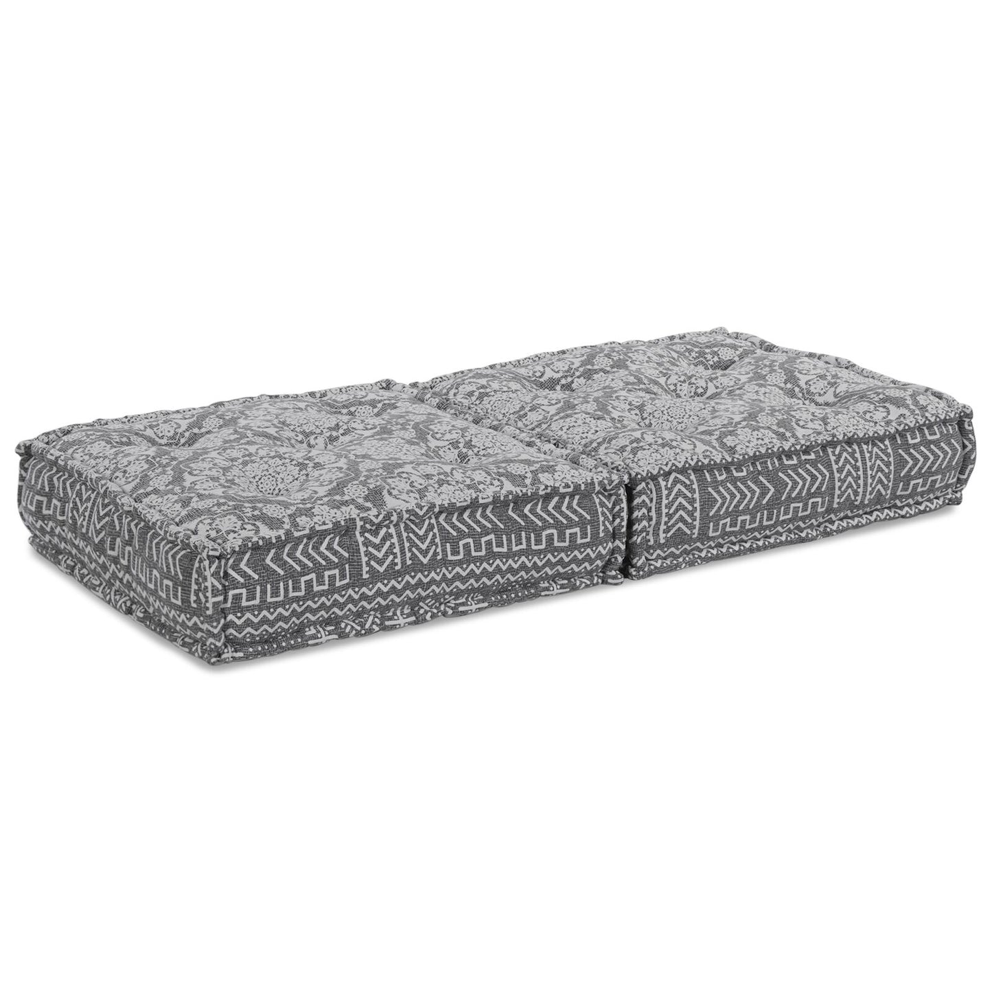 Modulaire Poef 70X70X36 Stof Lichtgrijs 70 x 70 x 36 cm Lounge sofa