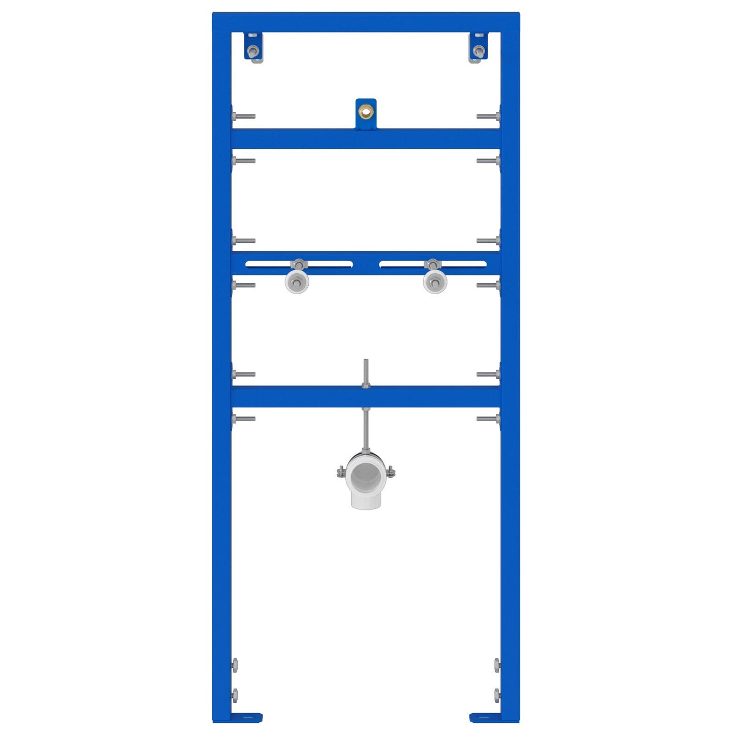 Badkameraccessoire Bevestigingen Blauw Staal 50 X 17,5 X 139 Cm voor urinoirsysteem