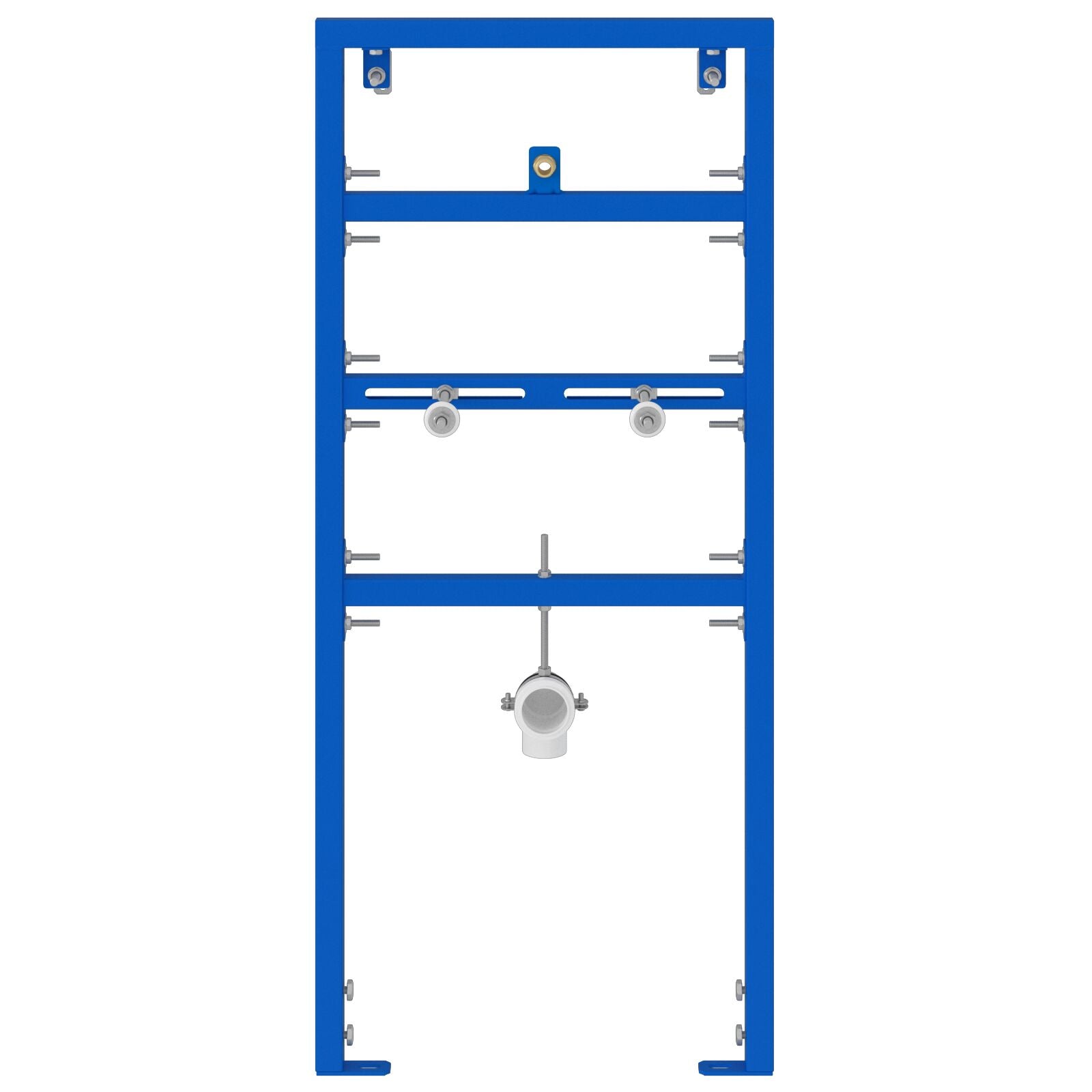 Badkameraccessoire Bevestigingen Blauw Staal 50 X 17,5 X 139 Cm voor urinoirsysteem