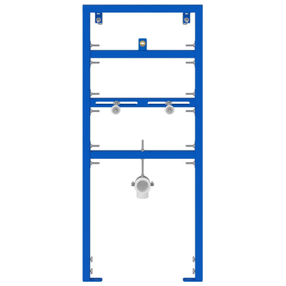 Badkameraccessoire Bevestigingen Blauw Staal 50 X 17,5 X 139 Cm voor urinoirsysteem