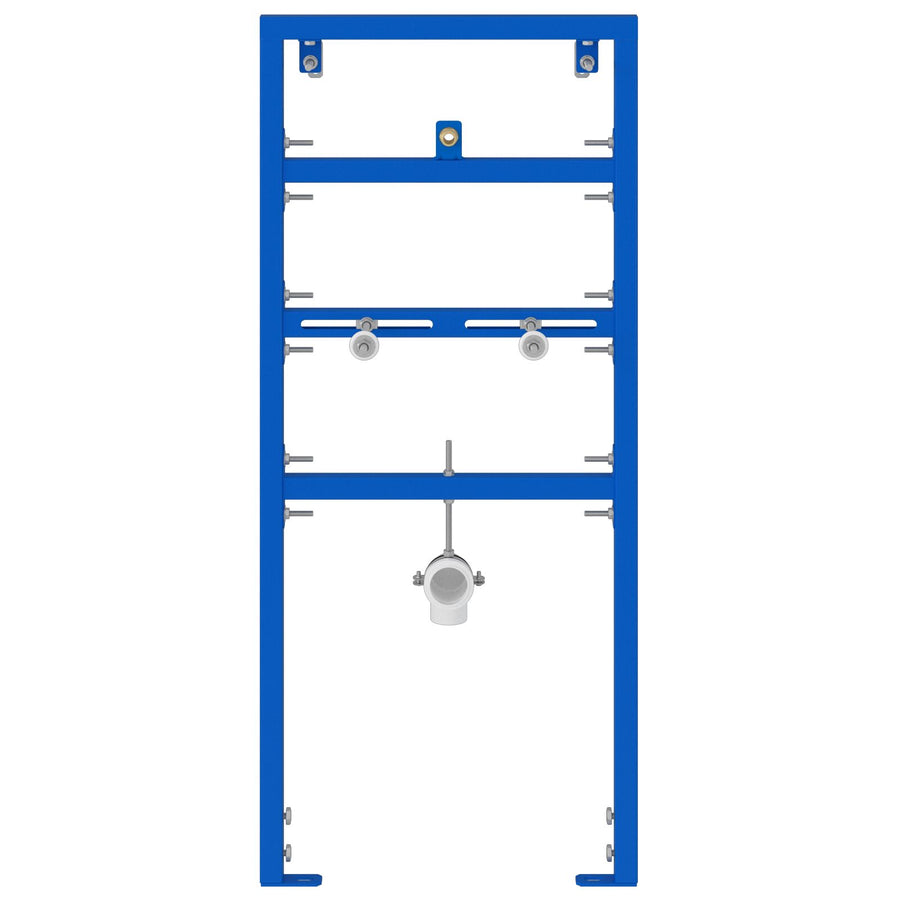 Badkameraccessoire Bevestigingen Blauw Staal 50 X 17,5 X 139 Cm voor urinoirsysteem