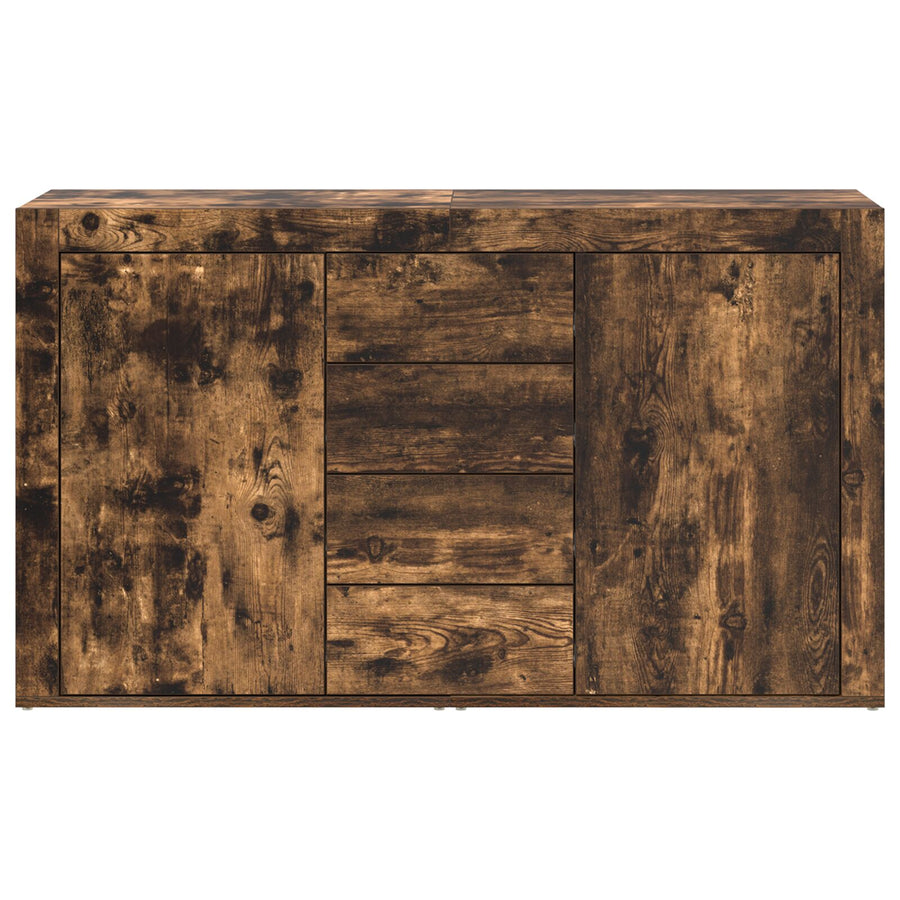 Dressoir Bewerkt Hout 120 X 36 X 69 Cm Dressoir