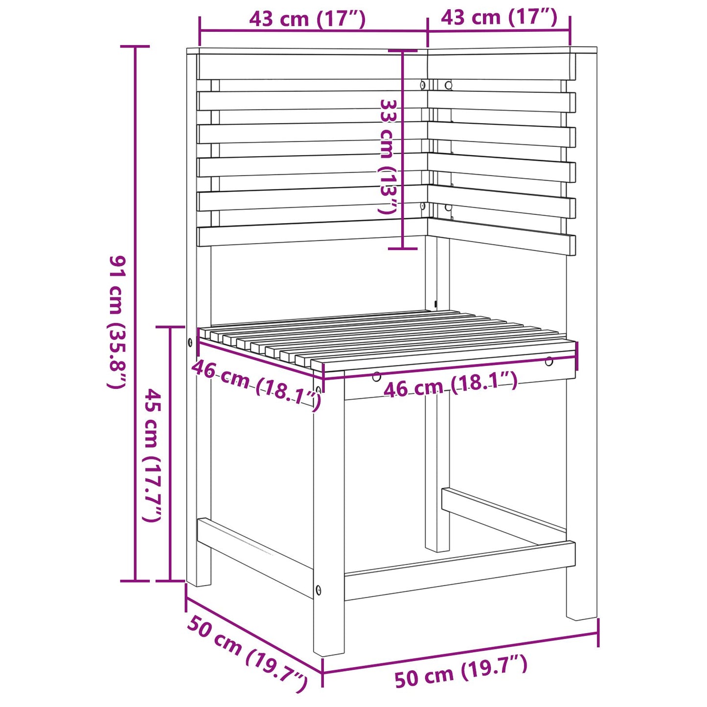 5-Delige Tuinbankset Van Massief Acaciahout zonder kussen 3 banken + 2 stoelen