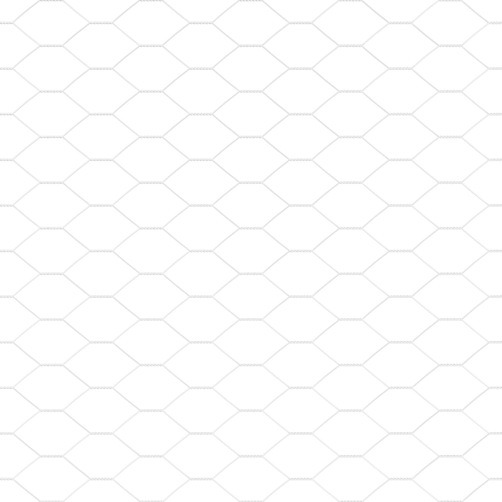 Schutting Palen 22 Stuks U-Kanaal 120 Cm Gegalvaniseerd Staal,  Zeshoekige Schutting 1,2X100 M Gegalvaniseerd Staal