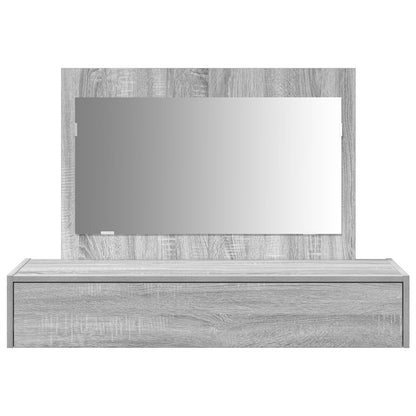 Wandkaptafel 100 x 40 x 70 cm Grijs sonoma zonder LED