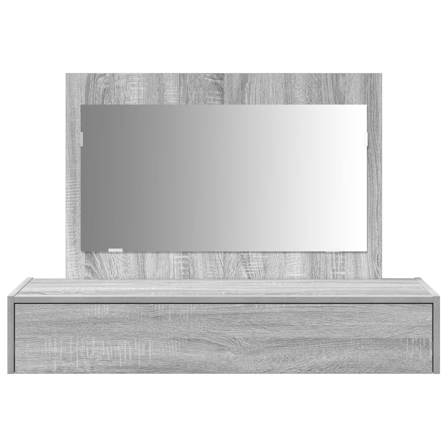 Wandkaptafel 100 x 40 x 70 cm Grijs sonoma zonder LED