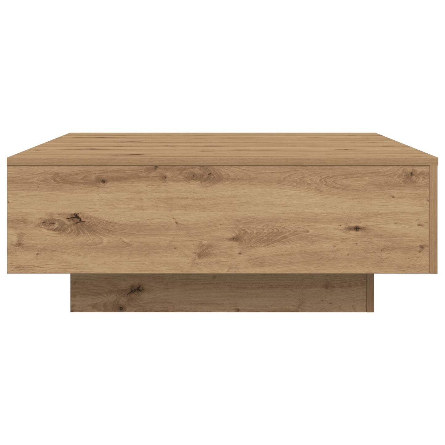 Salontafel Met Led-Lampen Artisan Eik 80X80X31 Cm