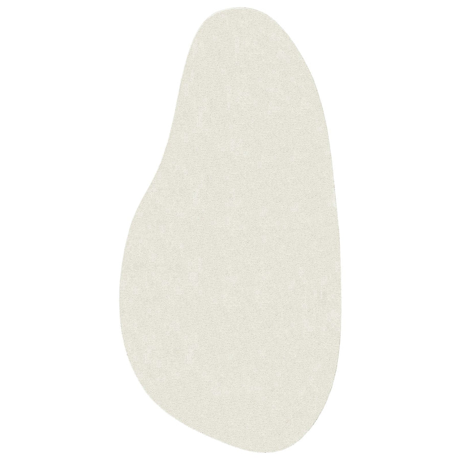 Vloerkleden Polyester Anti-Slip Vloerkleden Crème 100 x 200 cm Oval-Wave edge