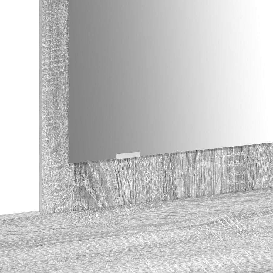 Wandkaptafel 100 x 40 x 70 cm Grijs sonoma zonder LED