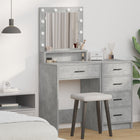 Kaptafel 50x41x135 cm beton grijs spaanplaat