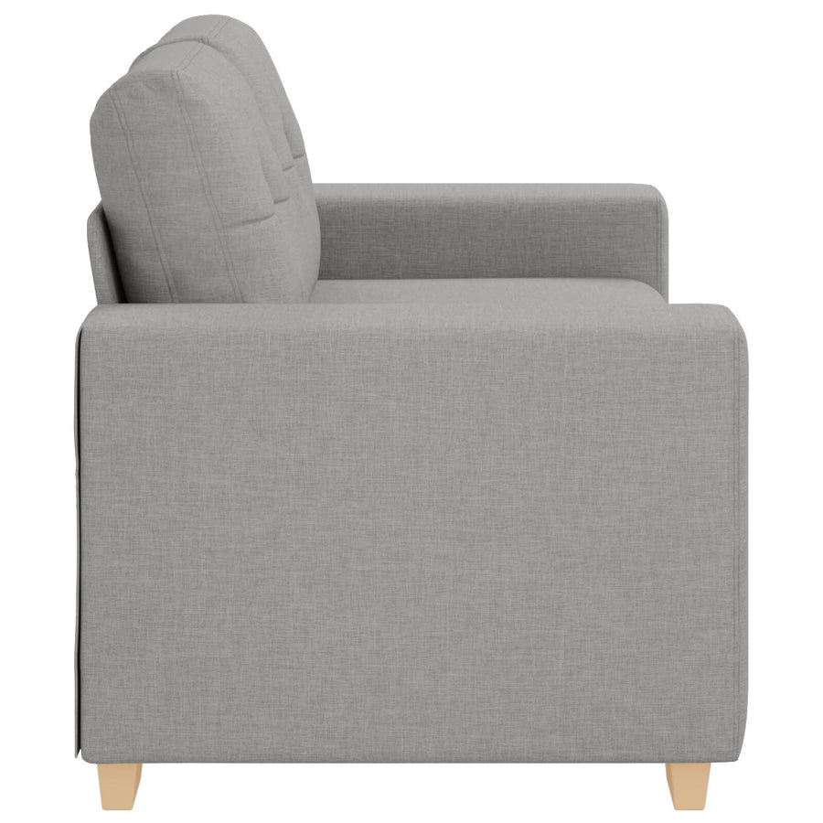 Loveseat Bank Cloud Grijs Stof Cloud Grey 120 cm
