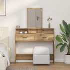 Kaptafel 100x41x140 cm eiken bewerkt hout