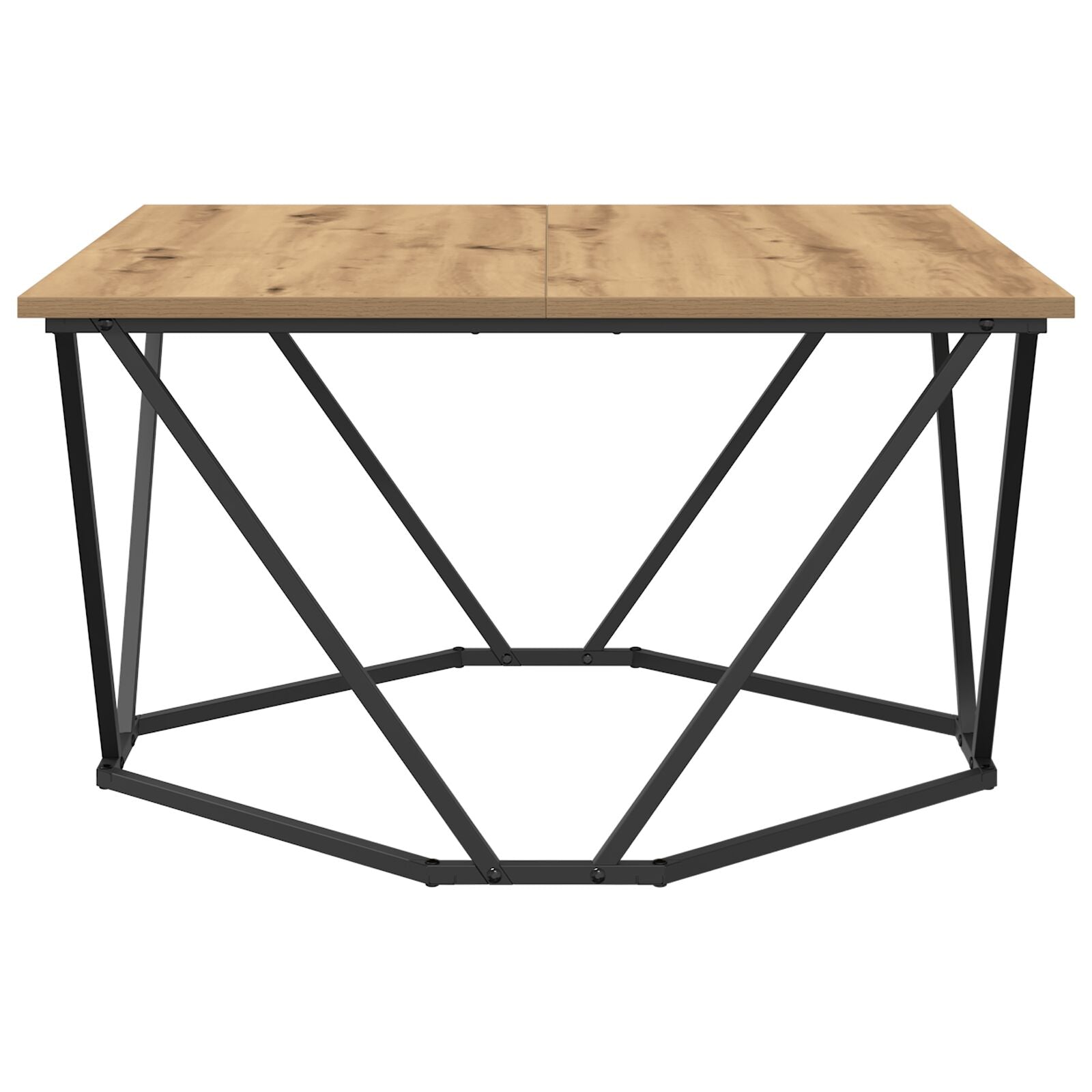 Salontafel 80X80X45 Cm Geengineerd Hout Artisan eiken