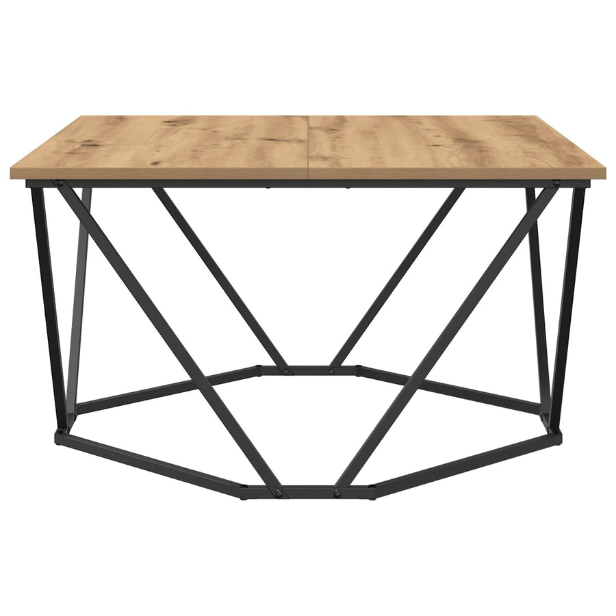 Salontafel 80X80X45 Cm Geengineerd Hout Artisan eiken