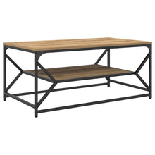 Salontafel Met Plank Artisan Eik Geengineerd Hout Artisan eiken 90 x 50 x 40 cm