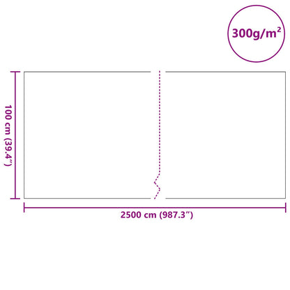 Vijver Fleece 300 g/㎡ 1 x 25 m
