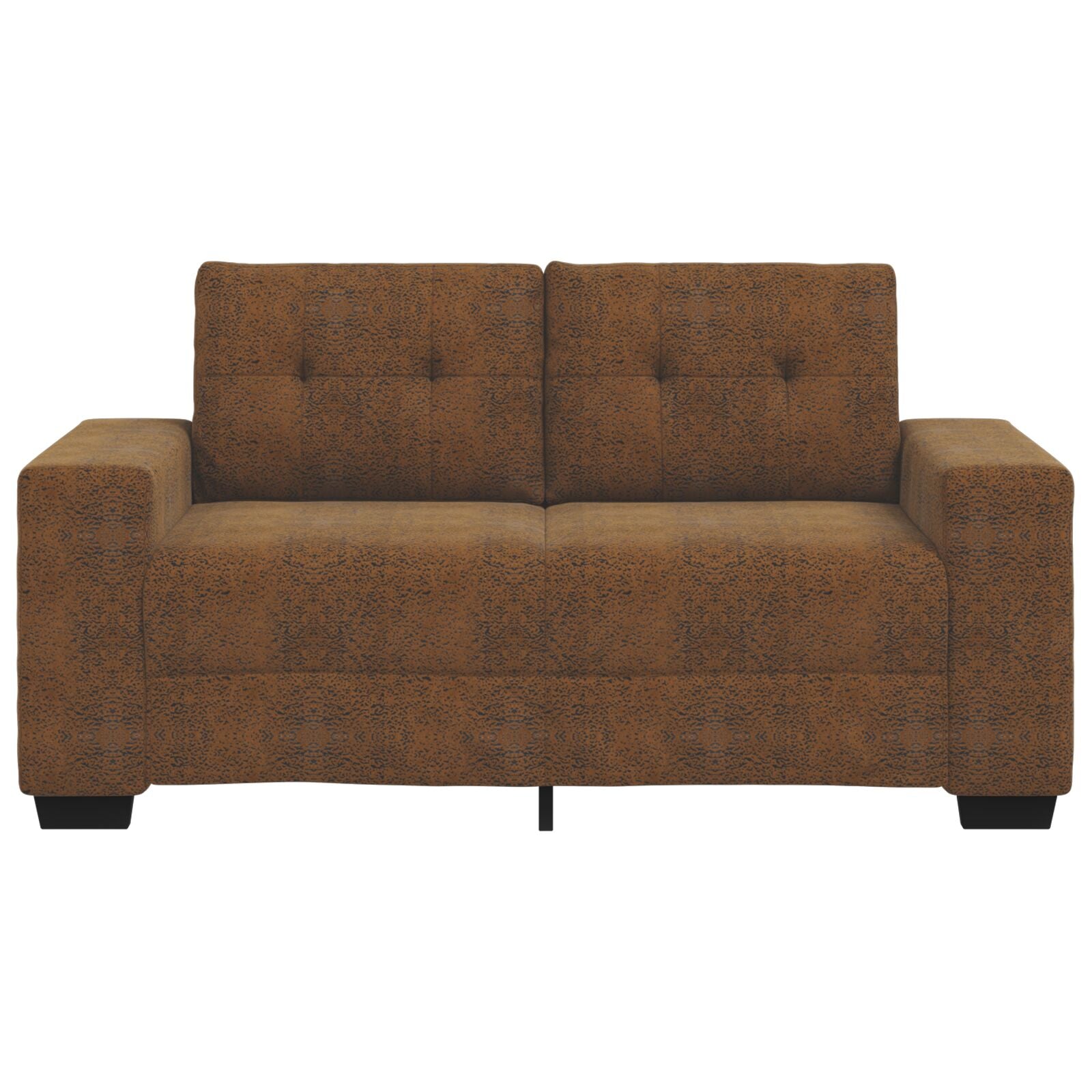 Loveseat Sofa Kunstleer Bruin 120 cm 120 cm