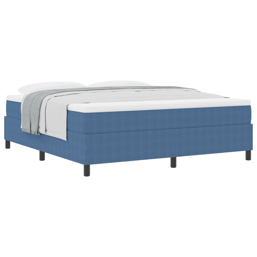 Boxspringbed met Matras Blauw Super King Corduroy Stof