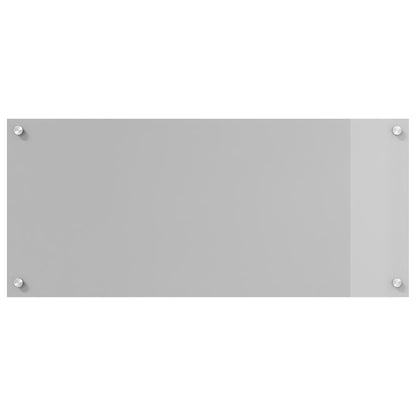 Keuken Achterwand 90X40X0,6 Cm Gehard Glas Lichtgrijs 90 x 40 cm