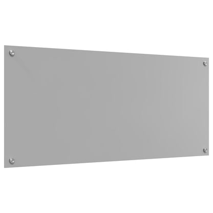 Keuken Achterwand 110X50X0,6 Cm Gehard Glas Lichtgrijs 110 x 50 cm