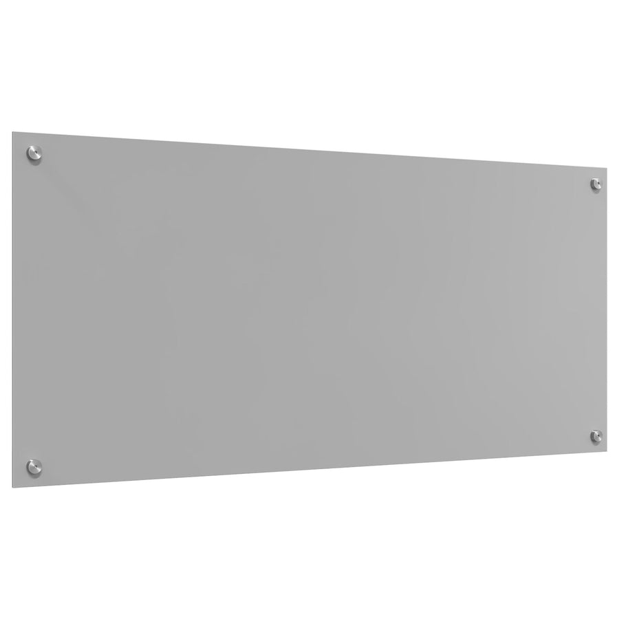 Keuken Achterwand 110X50X0,6 Cm Gehard Glas Lichtgrijs 110 x 50 cm