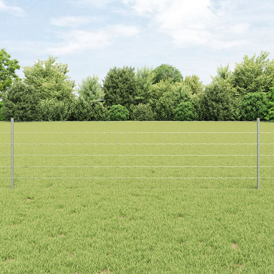 Euro Fence Set Set Van 2 Gegalvaniseerd Staal 10 X 0.6 M Duurzaam