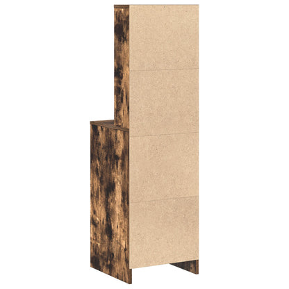 Highboard 40X41X135 Cm Geëngineerd Hout Gerookt eiken