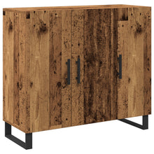 Dressoir Met 3 Deuren Oud Hout 90X34X80 Cm Engineered Hout