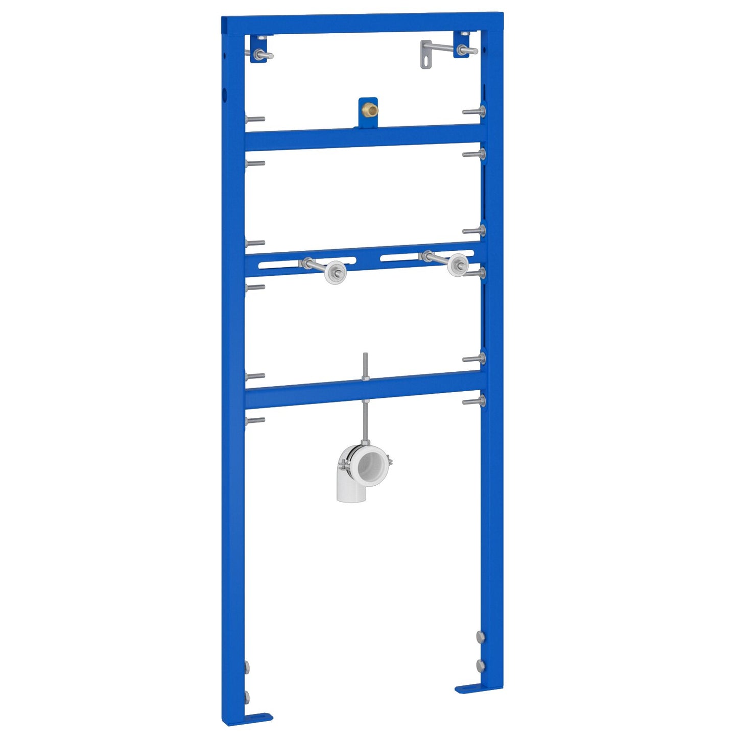 Badkameraccessoire Bevestigingen Blauw Staal 50 X 17,5 X 139 Cm voor urinoirsysteem