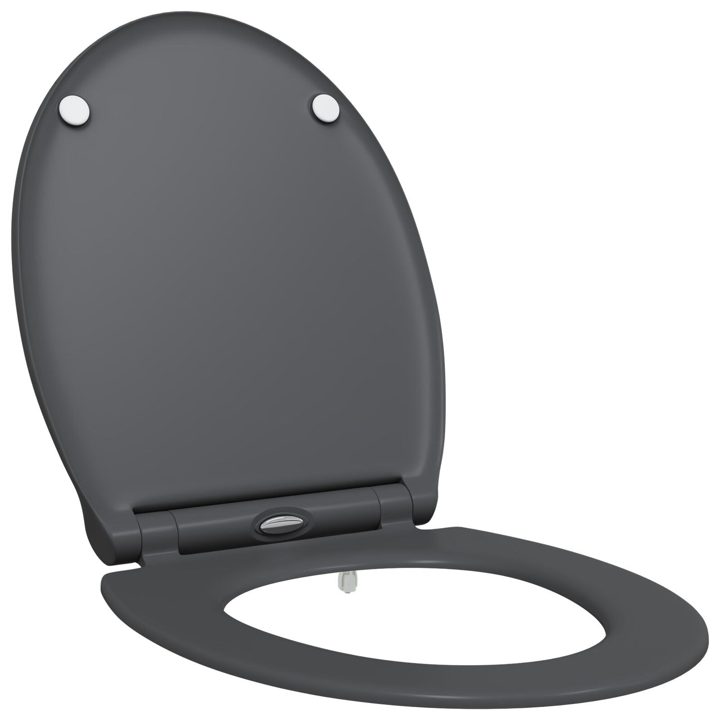 Quick Release Toiletbril Met Soft Close Duroplast Anthraciet
