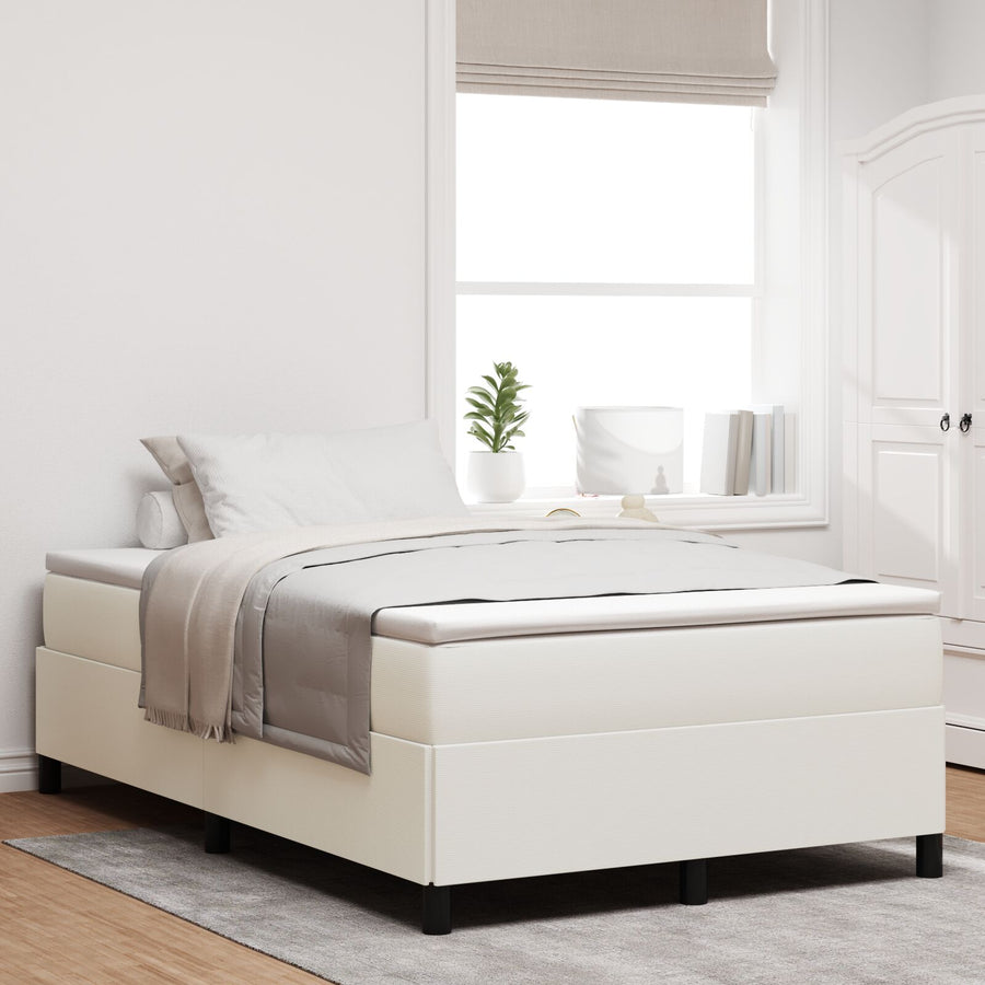 Bedframe Corduroy Stof Crème 120 x 190 cm