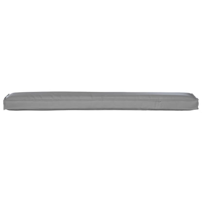 Palletkussens Voor Bank 2 Stuks 200X40X8 Cm Oxford Stof Grijs