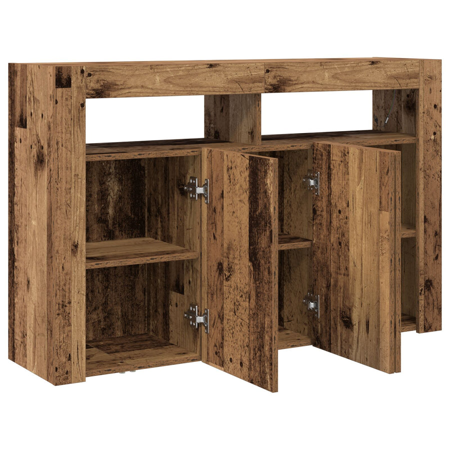 Sideboard Engineered Wood 116 X 30 X 75 Cm Sideboard Oude hout