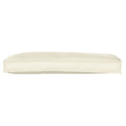 Cushion Cream 100 x 40 x 8 cm Oxford Fabric