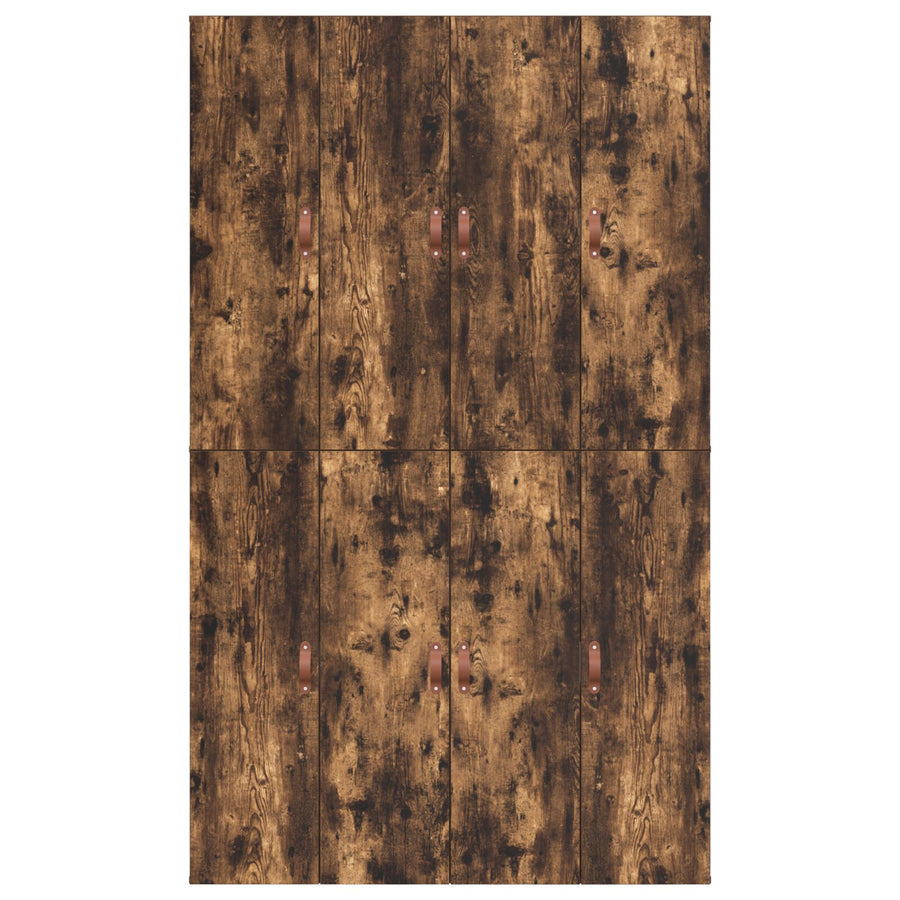 Opbergbedframe Gerookt Eiken 120 x 190 cm