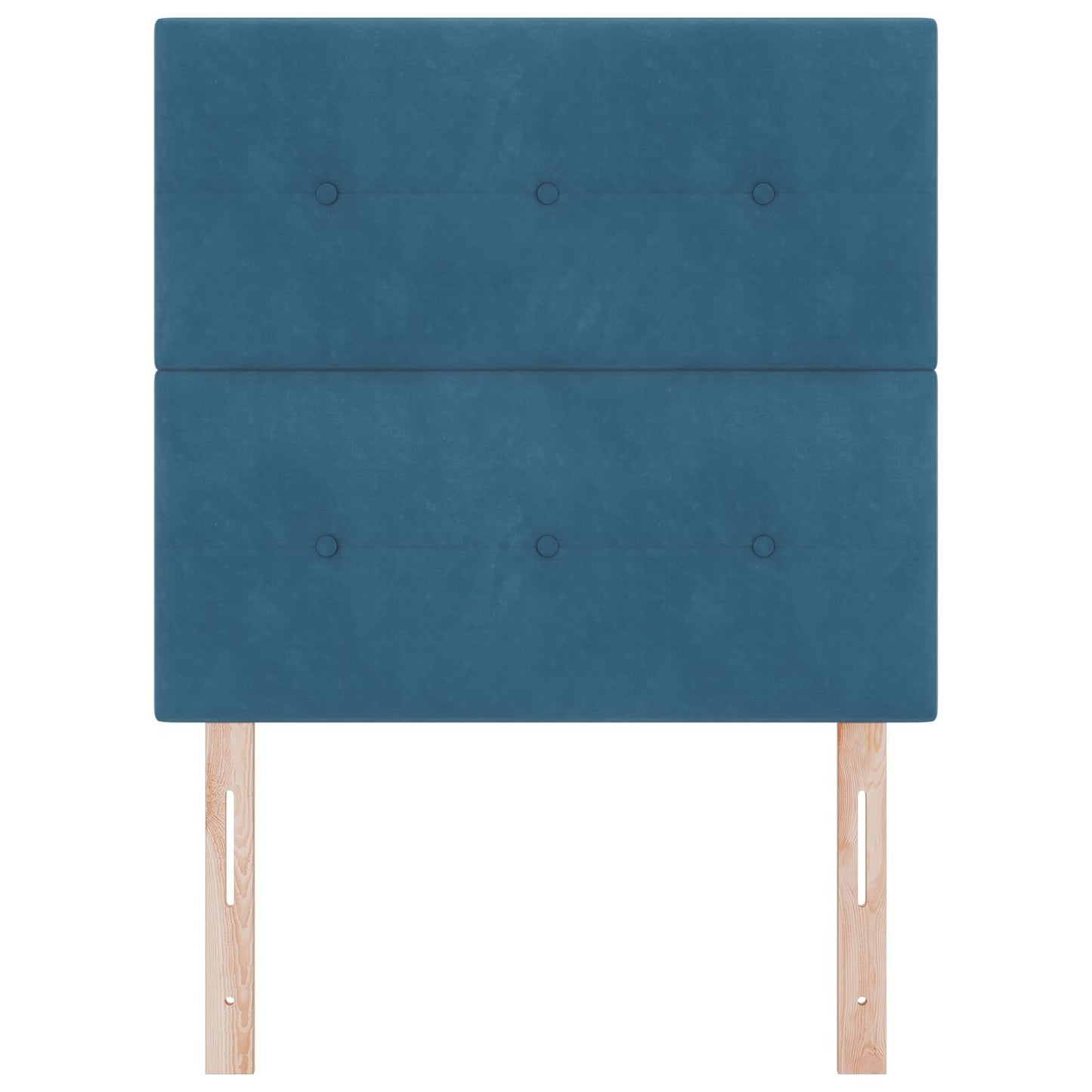 Hoofdbord Knopge Tufted Velvet Donkerblauw 100 cm Hoog hoofdbord