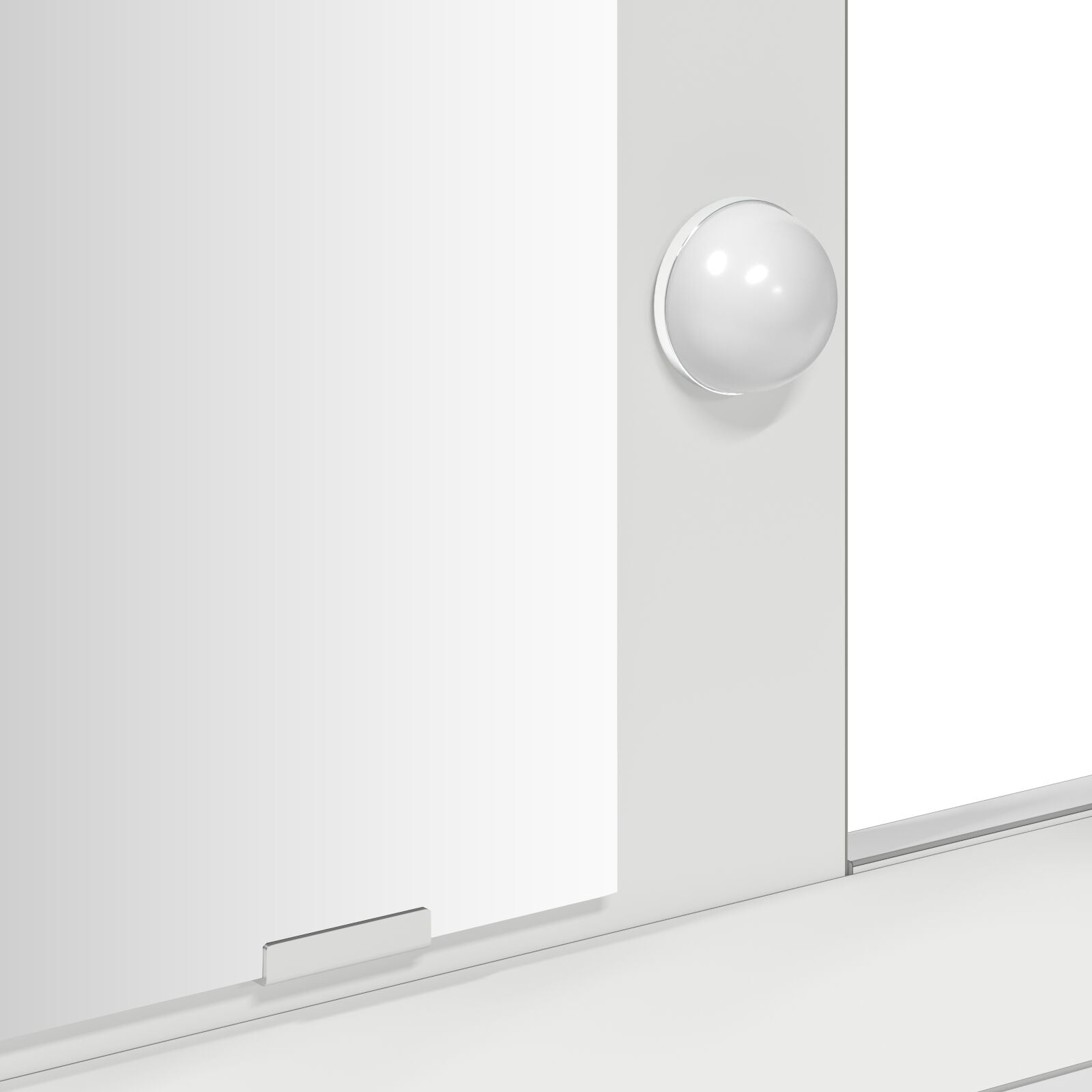Kaptafel Met Led-Verlichting - - Wit 79 x 41 x 140 cm