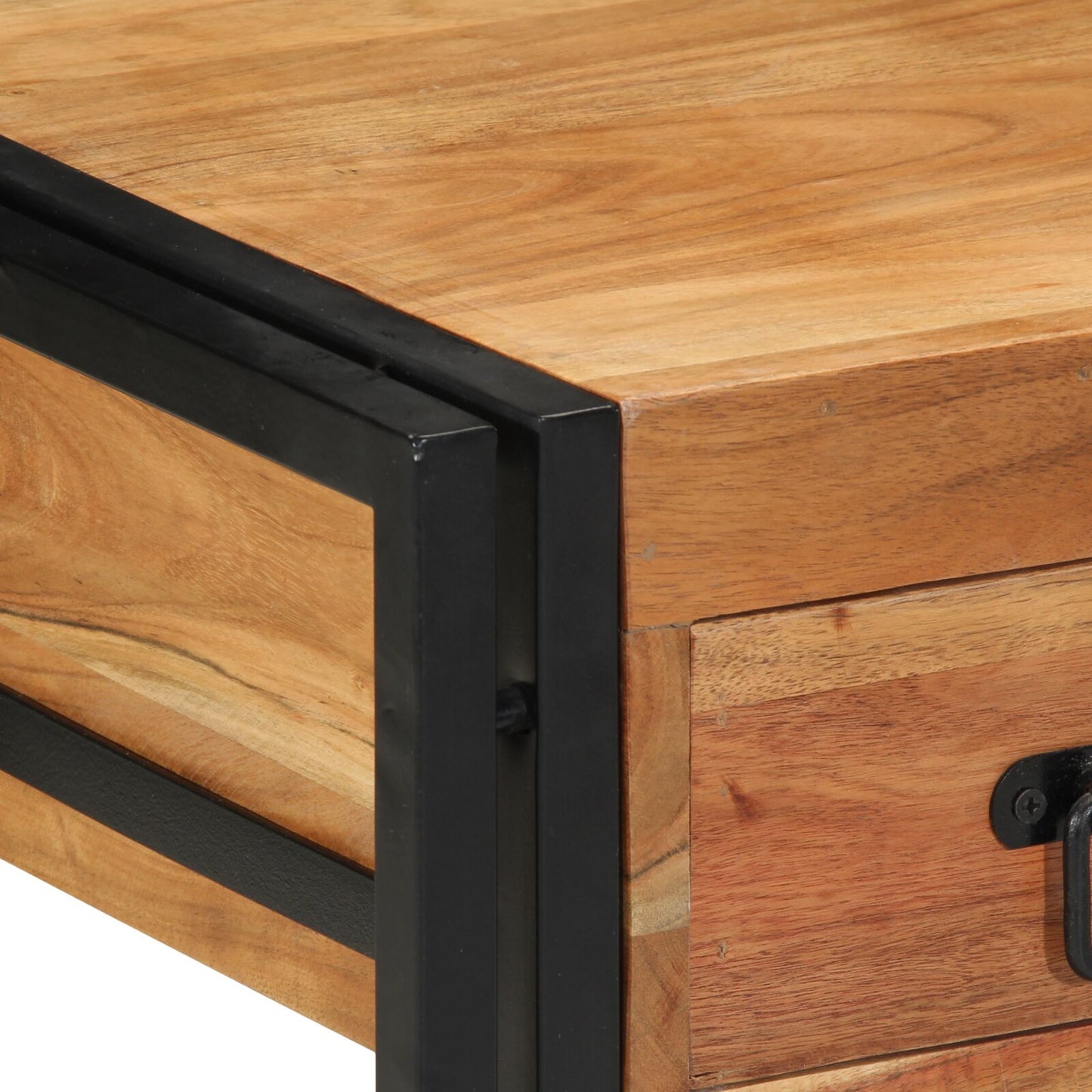 Nachtkastjes 2 Pack 40 x 40 x 50 cm Massief acaciahout